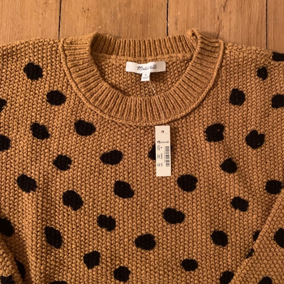 NWT! Madewell Painted Spots Pullover - Picture 5 of 6